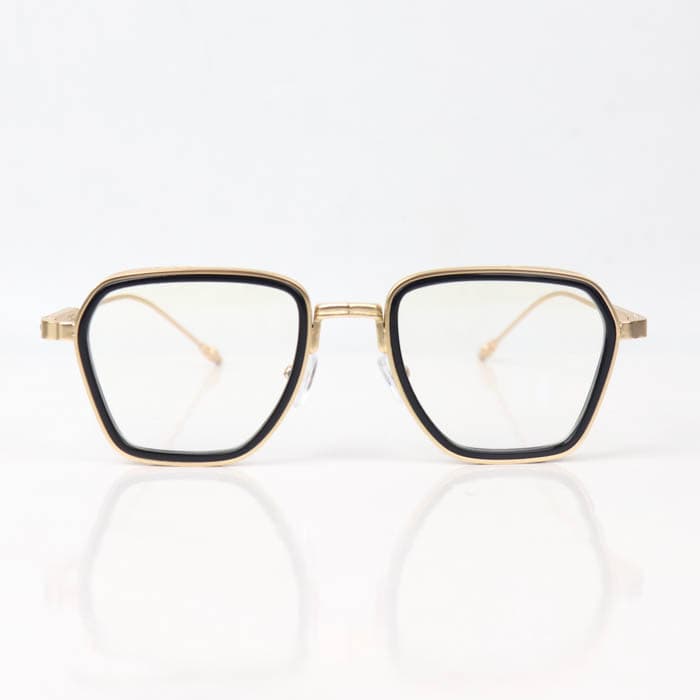 Eon Gold Black Eyeglass
