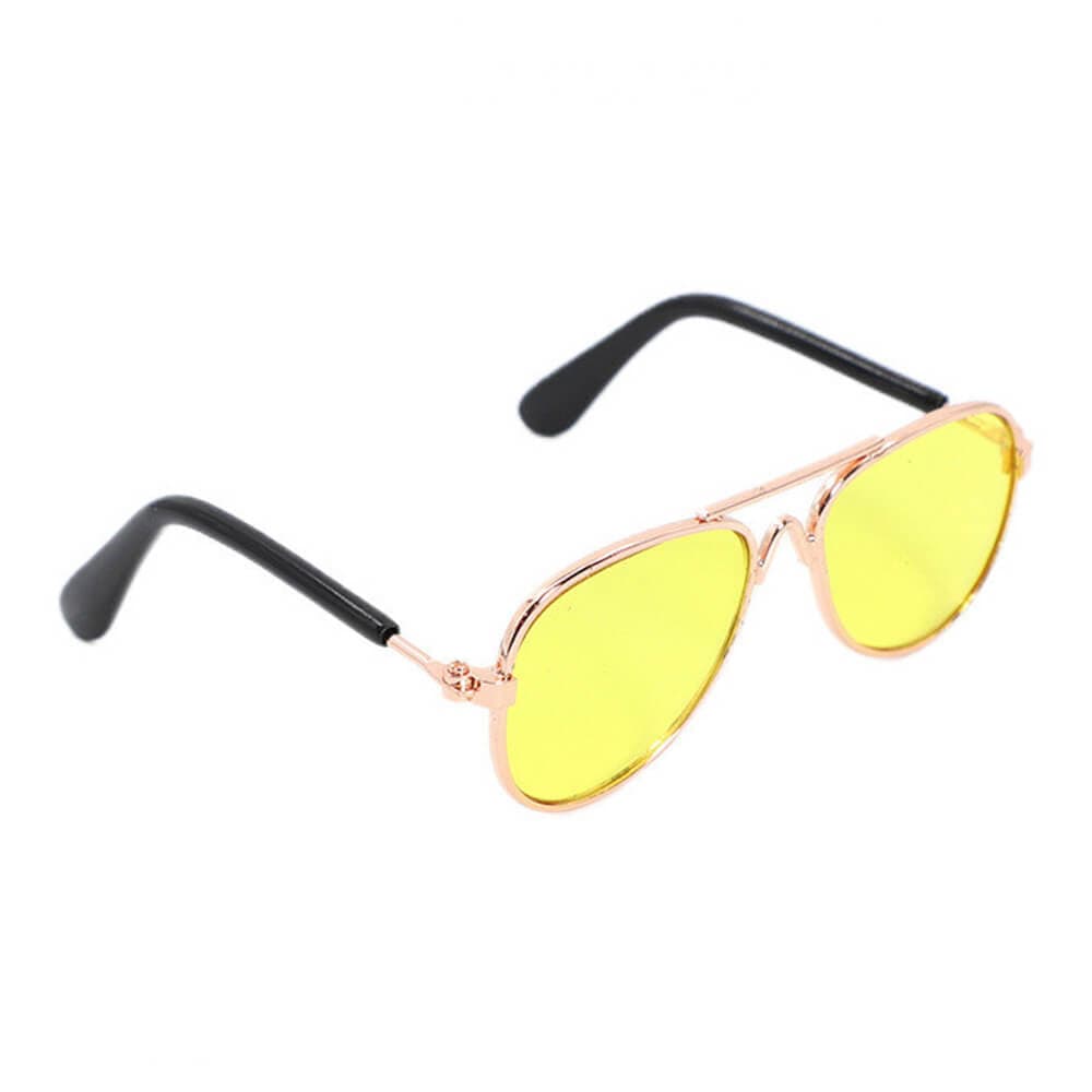 Yellow Aviator Pet Sunglass — photo 2
