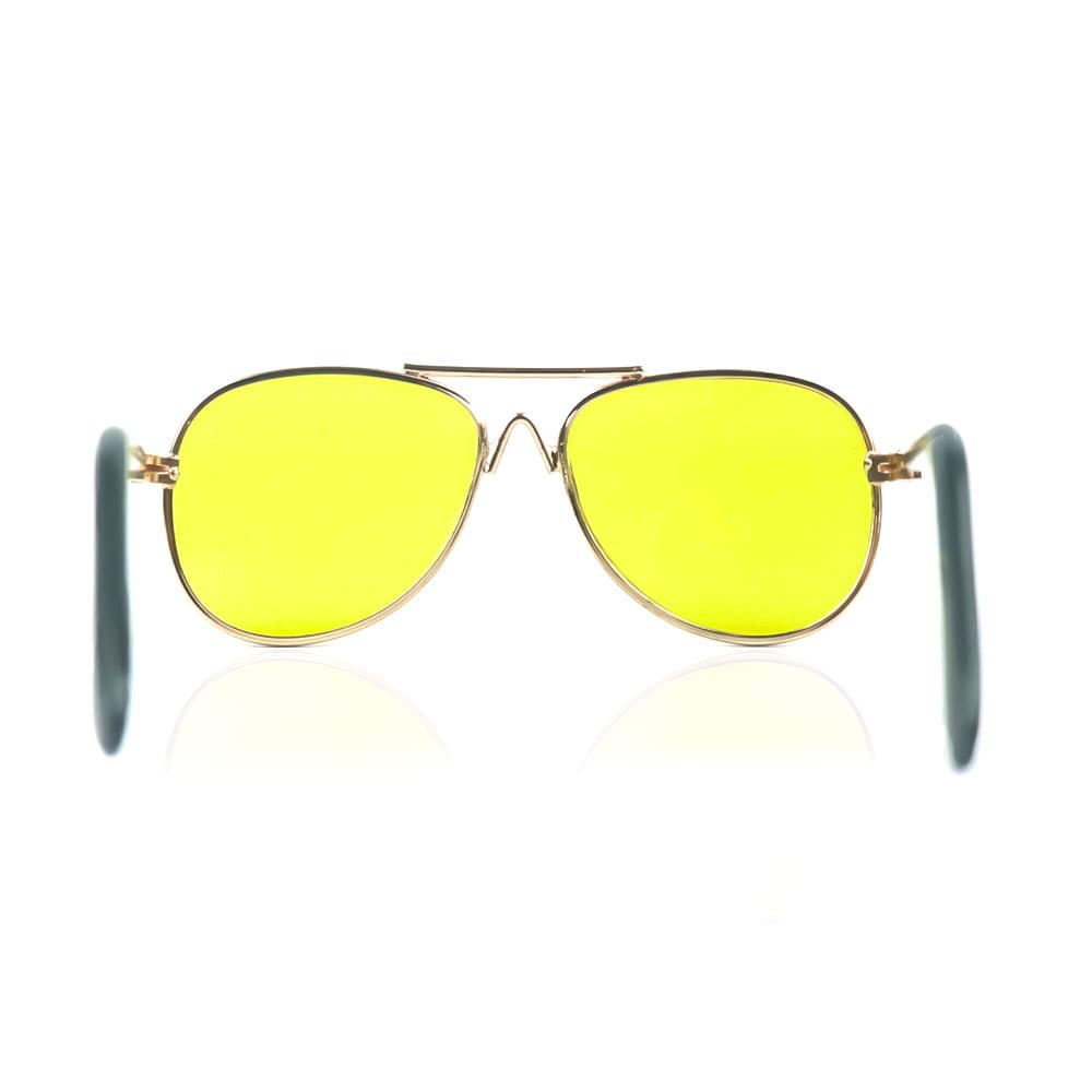 Yellow Aviator Pet Sunglass — photo 5