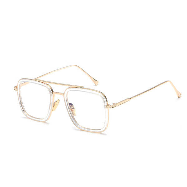Downey Jr. Transparent Gold Eyeglass 2 LN_1251