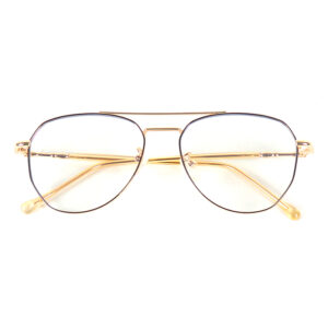 Tait Gold Black Aviator Eyeglass (Anti-Blue) 6 LN_1849