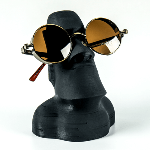 Eyeglass Holder with a Cultural Twist: The Moai Edition 9 LN_AC_1002