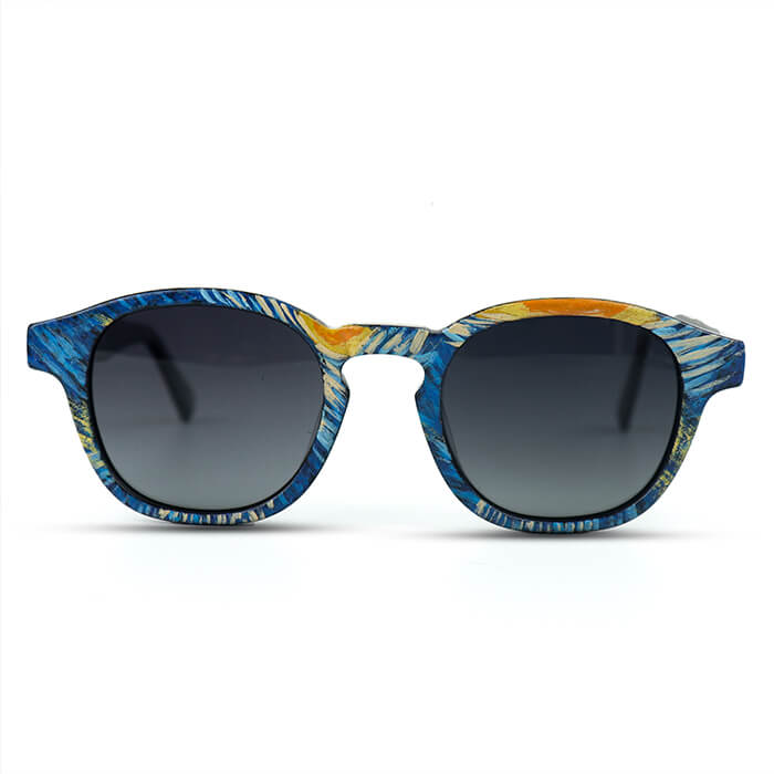 The Starry Night- Classic Hand Painted Sunglasses 1 LW_1005