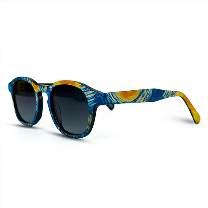 The Starry Night- Classic Hand Painted Sunglasses 7 LW_1005