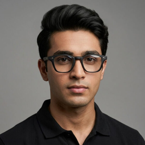 Alternative view of Redux Sand Black Eyeglass (Anti-Blue)